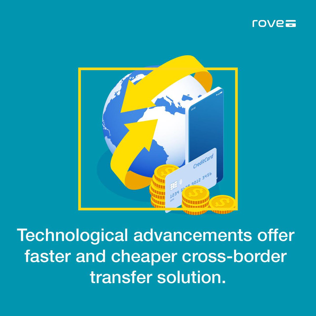Empower your business with faster cross-border transfer solutions driven by technological advancements! 

Stay ahead of the curve and unlock new growth opportunities in the international market. 

#Rove10 #CrossBorder #TechnologicalAdvancements #GlobalFinance #Innovation