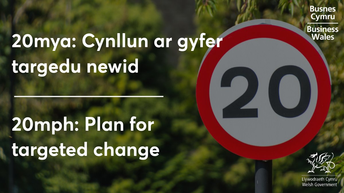 Is 20 plenty? @WelshGovernment pledges to prioritise your input in transport decisions. Cabinet Secretary Ken Skates commits to collaborative efforts with councils for targeted 20mph implementation, outlining a three-phase plan in his Senedd speech 👇🏼 ow.ly/sHp750RoQBN