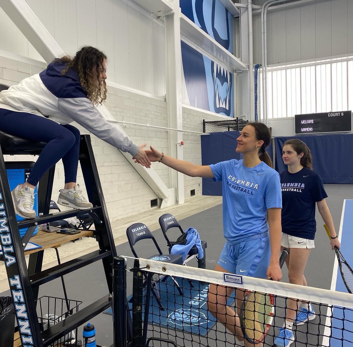 Huge shoutout to @culionsmten & @culionswten for having us up at the Milstein Family Tennis Center today! We had an absolute blast 🎾 Good luck in the postseason, we’re rooting hard for you all! 🦁🤩 #EDGE // #RoarLionRoar
