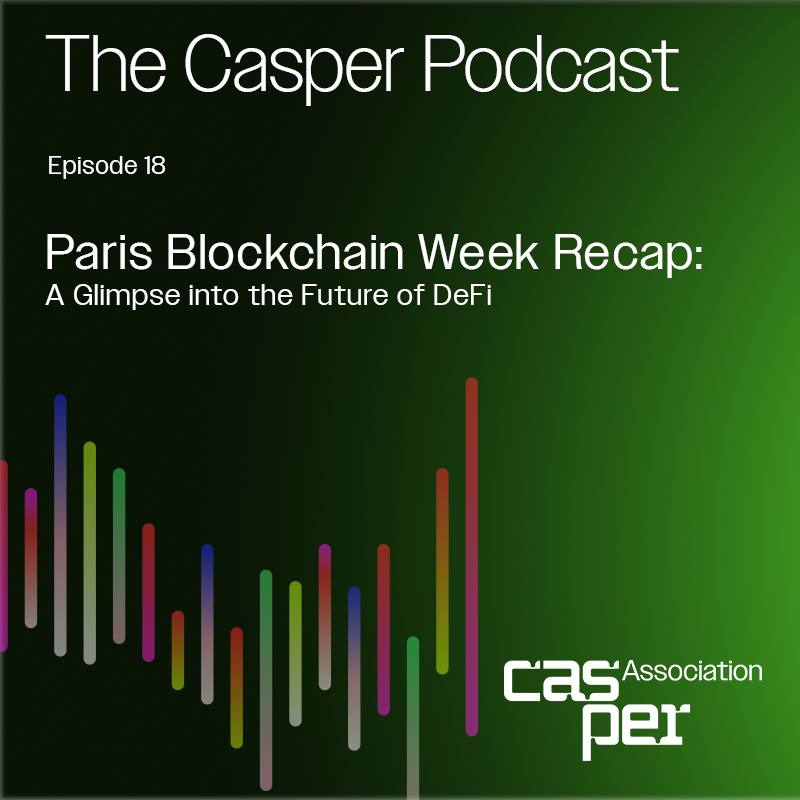 🎙️Tune in to the latest Casper Podcast episode! Together with @RRKUBLI, @GothamSenator, and Zaf Khan, we're recapping the buzz from @ParisBlockWeek, highlighting key discussions and revelations shaping the future of #DeFi. Listen here: casper.network/en-us/lp/podca…