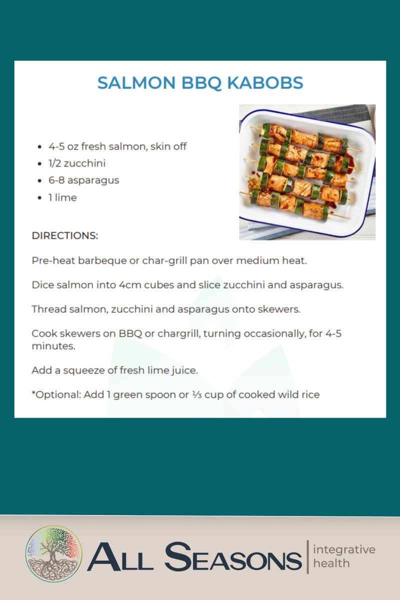 Our weight loss and gut health programs are a huge hit.  Not only do we help you distinguish foods you should avoid, but we have the opportunity to give you healthy recipes to make a long the way!  

Here is a favorite of ours!

#AllSeasonsHealing
#IntegrativeHealthSolutions