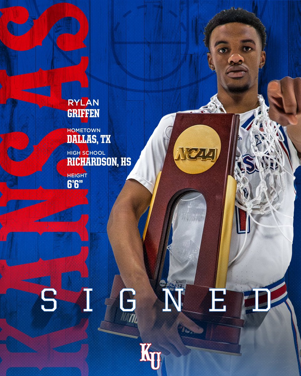 Big. Time. Addition.

#RockChalk x @GriffenRylan 

📰: bit.ly/GriffenSigns