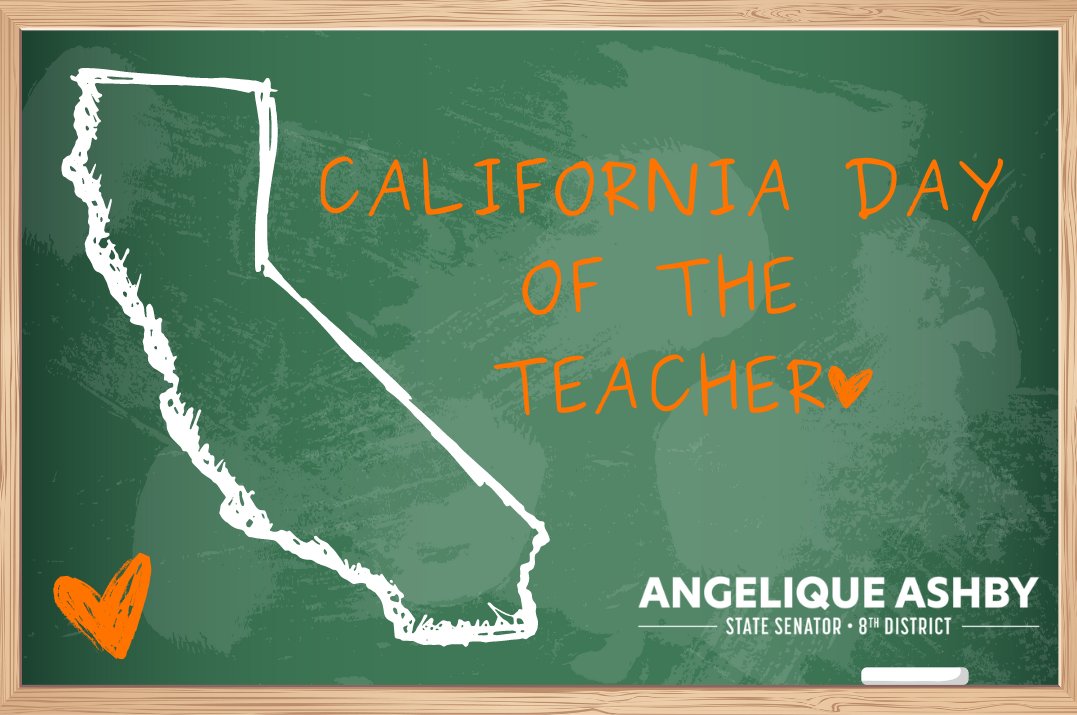 Teachers do more than teach academics, they provide guidance, support, and encouragement to students. Join #TeamAshby as we honor and celebrate teachers on #CaliforniaDayofTheTeacher. 🧡