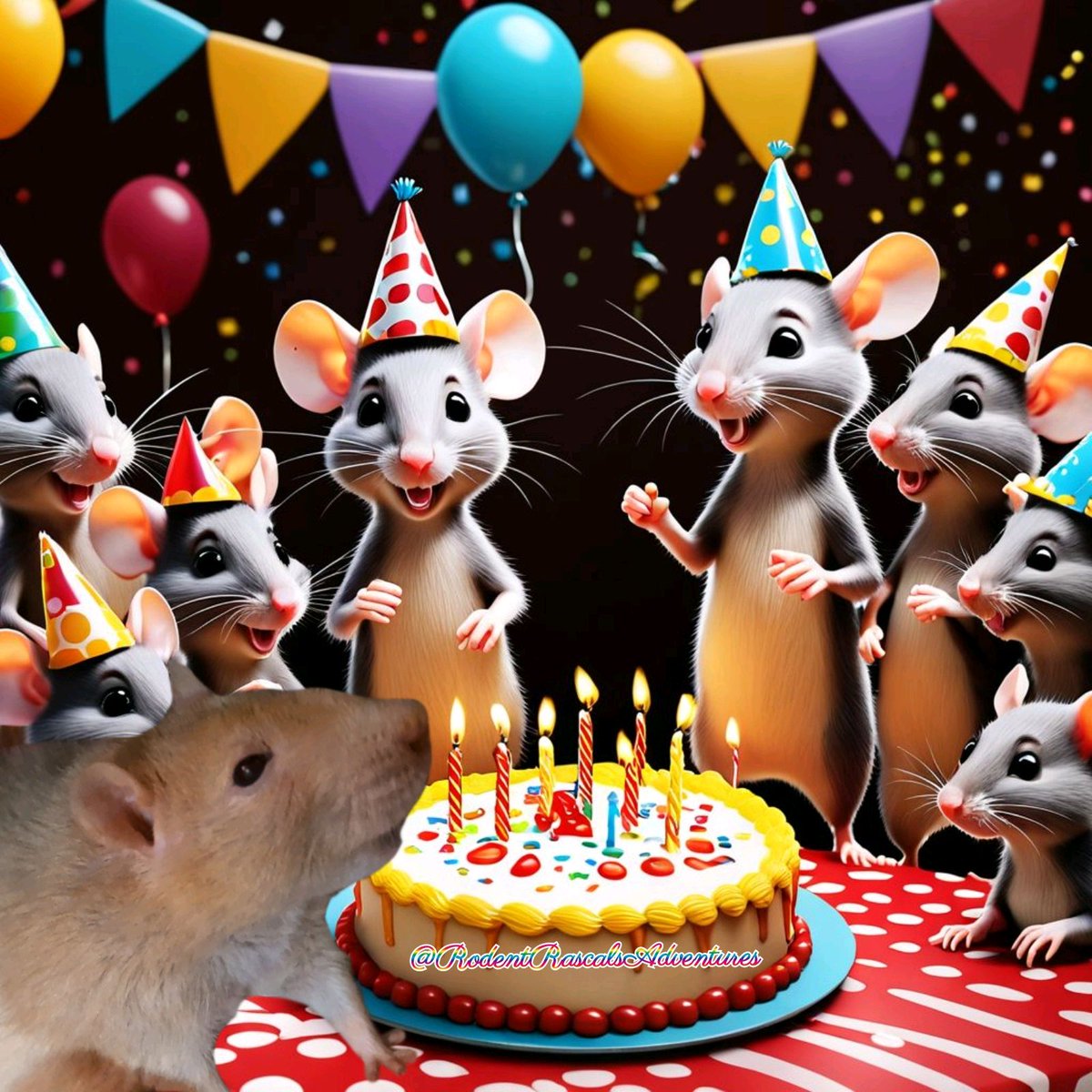 🆕️🎉🐁🎂 #CelebrationTime It's time to #honor & #celebrate our sweet Mr. HoneyBun for his 2nd Birth/GOTCHA DAY!! Join the party on our YouTube Channel now!! NEW ADVENTURES POSTING... #TGIF #fancyrat #petrat #petrats #ratlover #HappyBirthday
❤️🐹🐽🐀💻⬇️
#RodentRascalsAdventures