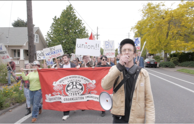 #OtD 26 Apr 2016 workers at four Burgervilles in Portland formed the @BVWU_IWW union, part of the @iww. Demands included $5/hour raise, fair scheduling, safer conditions etc. In two years, the union's size doubled and was federally recognised stories.workingclasshistory.com/article/9800/b…