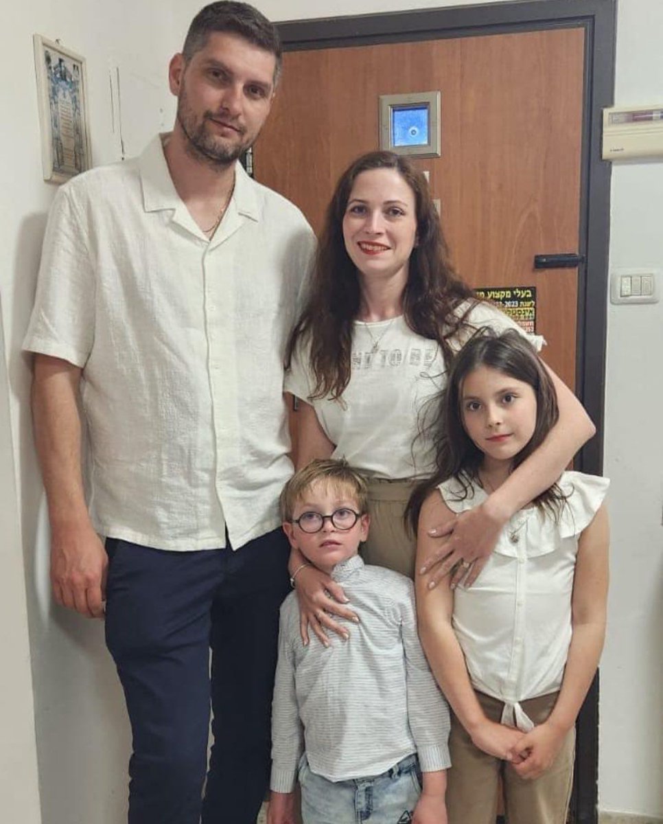 Another entire family taken on October 7th The Kapshitter family were on their way back home to Be’er Sheva from a trip to Ashkelon when Hamas-ISIS terrorists murdered them in cold blood. Evgeny was 36 years old, Dina was 34 years old, Aline was 8 years old, and Ethan was one…
