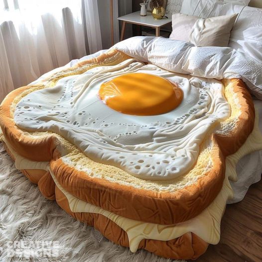 When your whole world revolves around food, this is the bed for you...