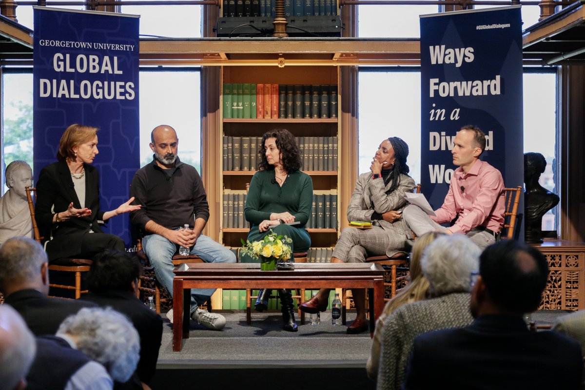 Day Five of the #GUGlobalDialogues: “Cold War 2.0? The View from the Rest of the World.” @anneapplebaum @ETemelkuran @NesrineMalik @IChotiner