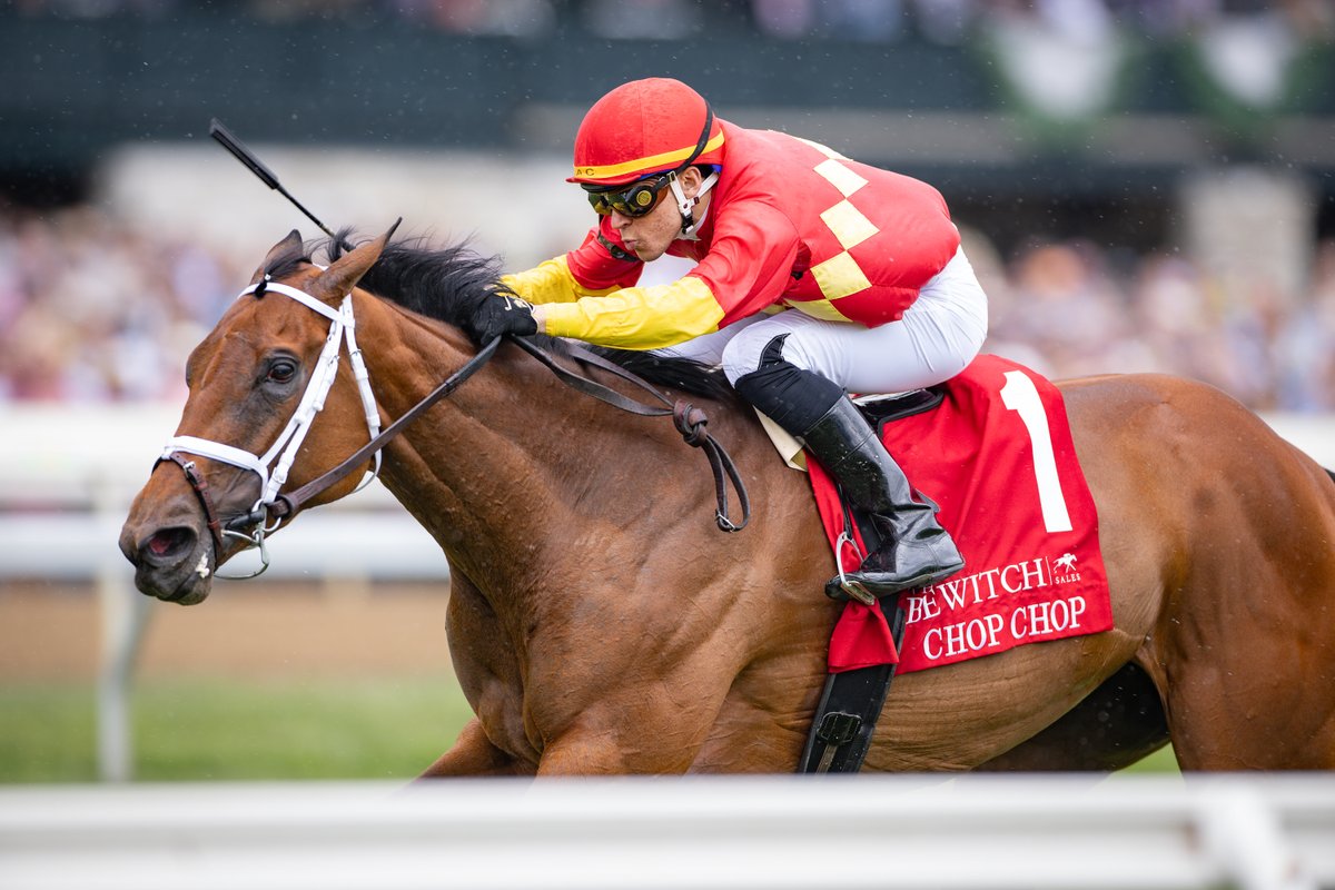 NEWS: Chop Chop Wins Bewitch Presented by Keeneland Sales on Closing Day of Keeneland Spring Meet. Read more → bit.ly/3Wi7UbR