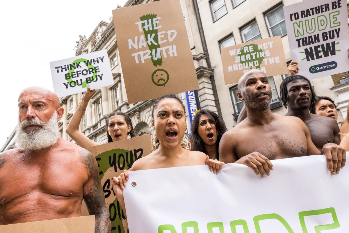 Protesters at London Fashion Week call for an end to fast fashion, advocating for sustainable and second-hand choices. Is it time for a fashion revolution? #SustainableFashion #LondonFashionWeek