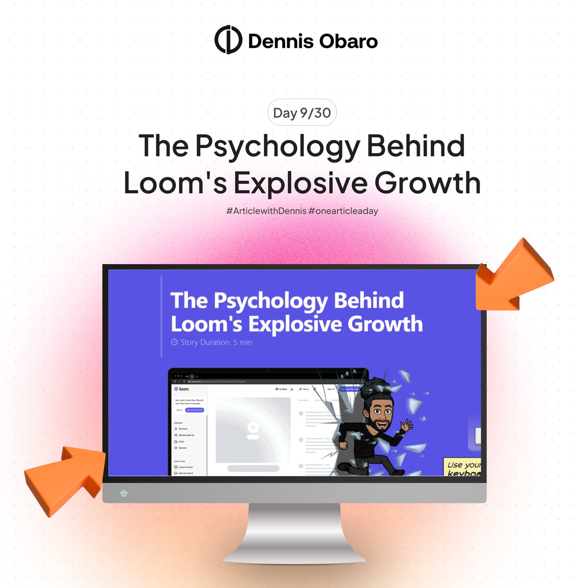 Day 9/30: The Psychology Behind Loom's Explosive Growth. growth.design/case-studies/l…