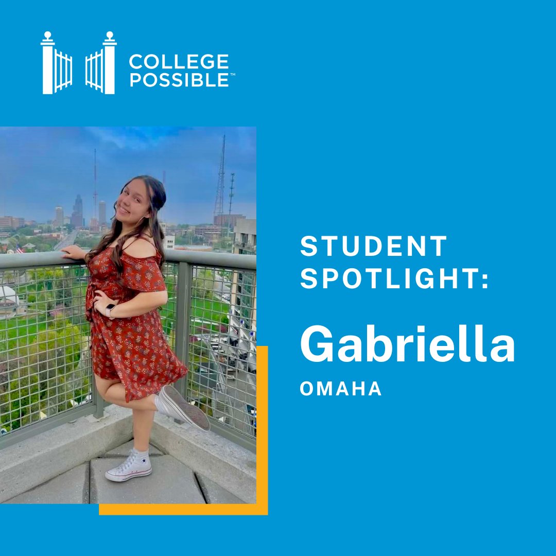 Gabriella, a @CollPossibleOMA high school senior, aimed high by applying to 20+ colleges! She's aware not every door will open, but she's determined to find the perfect fit for her college education. Learn more: bit.ly/3TqVV8M