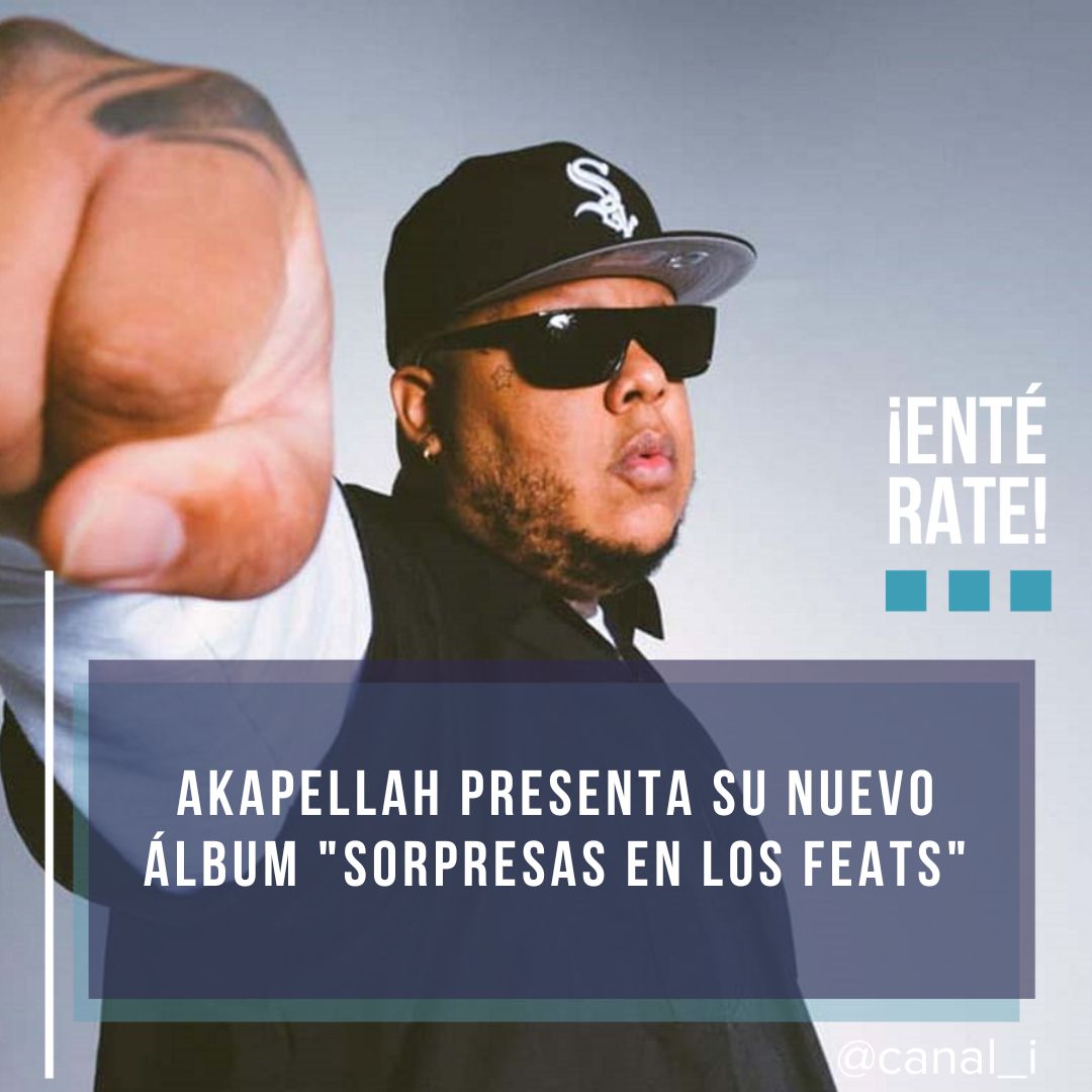 Akapellah, ha sorprendido a sus fans con el estreno de su nuevo disco denominado 'Sorpresas en los feats', en donde cuenta con una amplia gama de colaboraciones. Este álbum ya se encuentra disponible para todo público en las distintas plataformas digitales