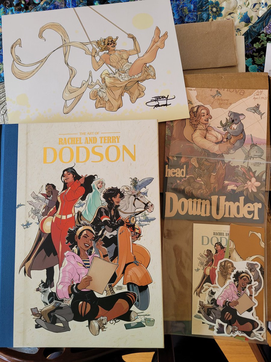 @TerryDodsonArt @FleskArt Hot damn!  Look at what I just got!!!