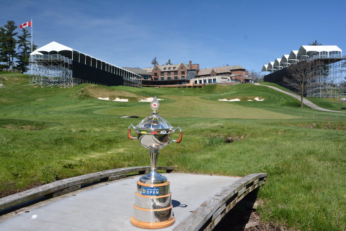 Opening day from @HamiltonGolf, with a shiny, special guest: 🏆 THE 2024 RBC CANADIAN OPEN MAY 28 - JUNE 2 🎟️: rbccanadianopen.com/tickets