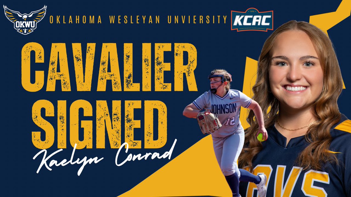 JCCC Softball (@jccc_softball) on Twitter photo Congratulations to Kaelyn Conrad on committing to Oklahoma Wesleyan University to further her academic and athletic career. Congratulations to Kaelyn Conrad on committing to Oklahoma Wesleyan University to further her academic and athletic career.