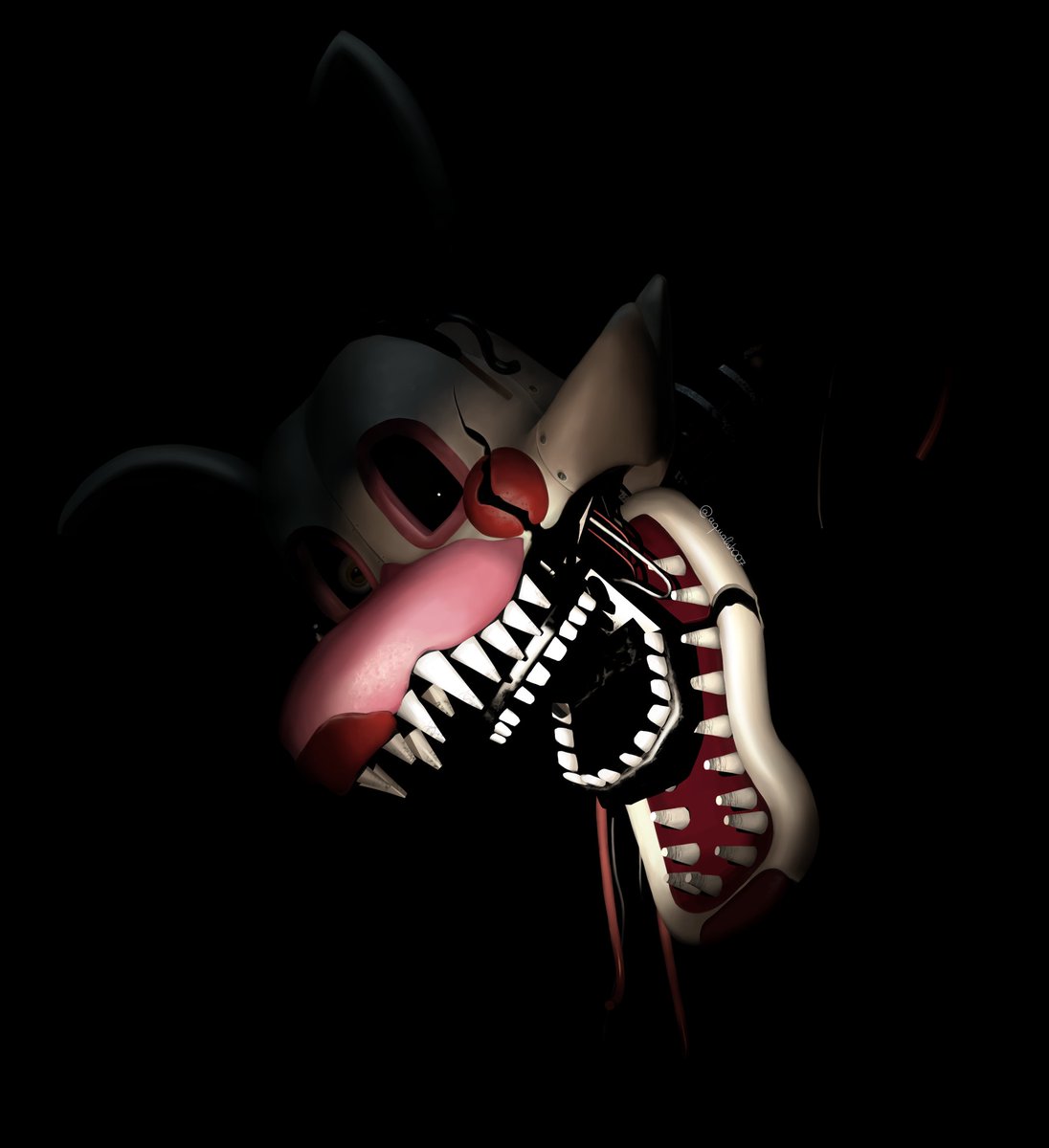 painting of 'THE MANGLE' #FNAF