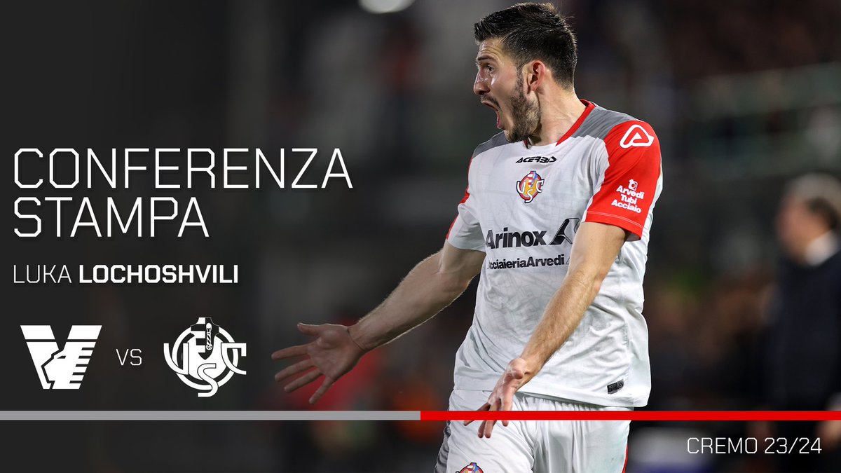 🎙️🩶❤️
Luka #Lochoshvili
“Meritavamo di più, il nostro campionato non finisce qui”

Il video e le parole 👉 uscremonese.it/lochoshvili-me…

#AmarsiAncora #forzagrigiorossi #DaiCremo #SerieBKT #Venezia #Cremonese #VenCre #VeneziaCremonese