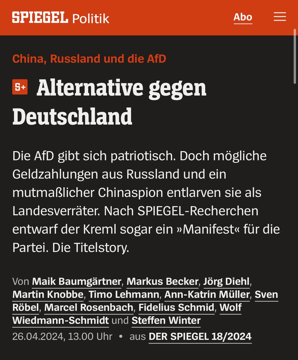 Man kann es nicht mehr anders ausdrücken: Die AfD verachtet alles, wofür dieses Land und diese Gesellschaft stehen. Sie steht der Duma und der Kommunistischen Partei Chinas offenbar näher als dem Deutschen Bundestag.