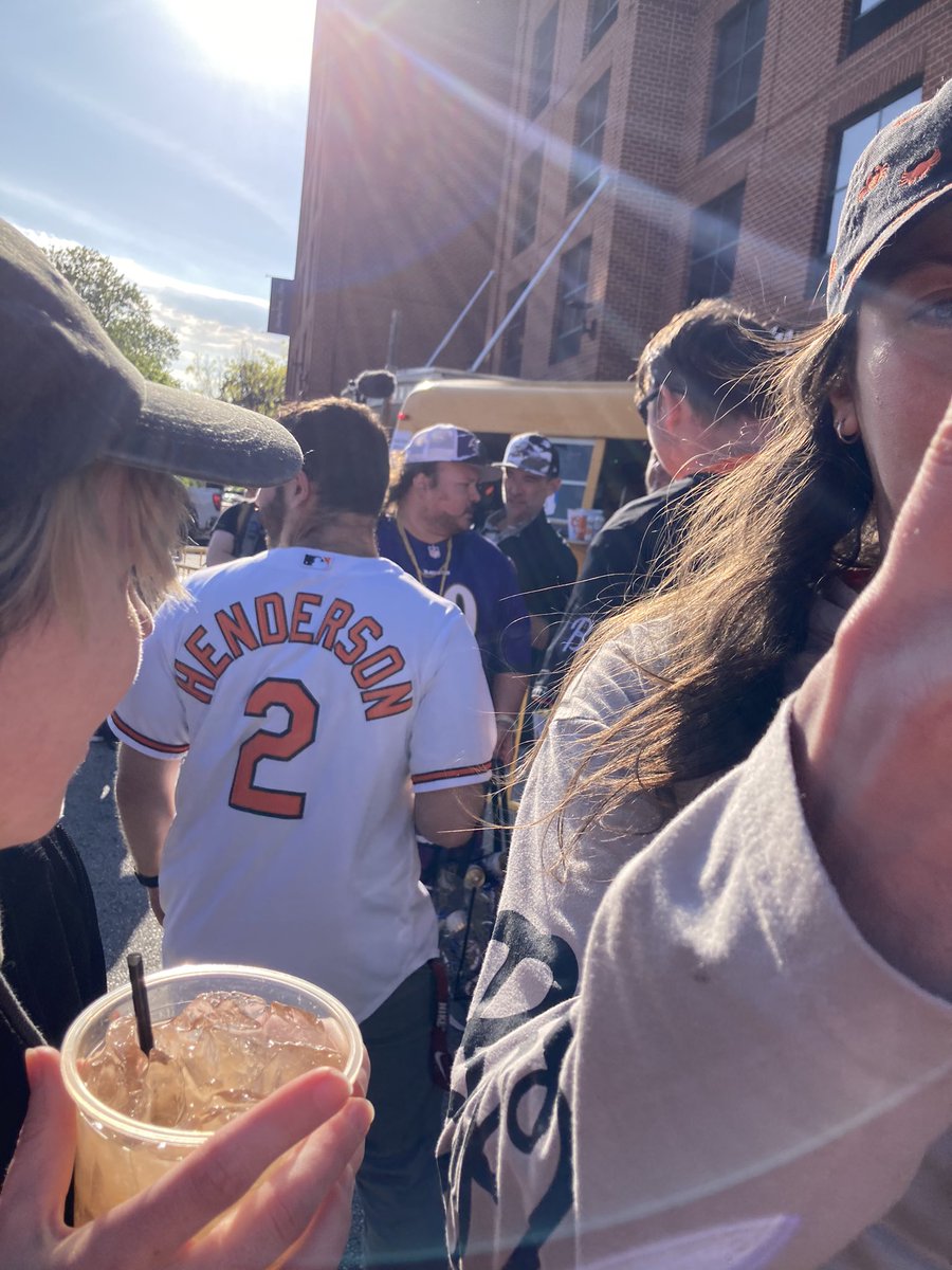 running into UMBC’s most famous alum at the Os game