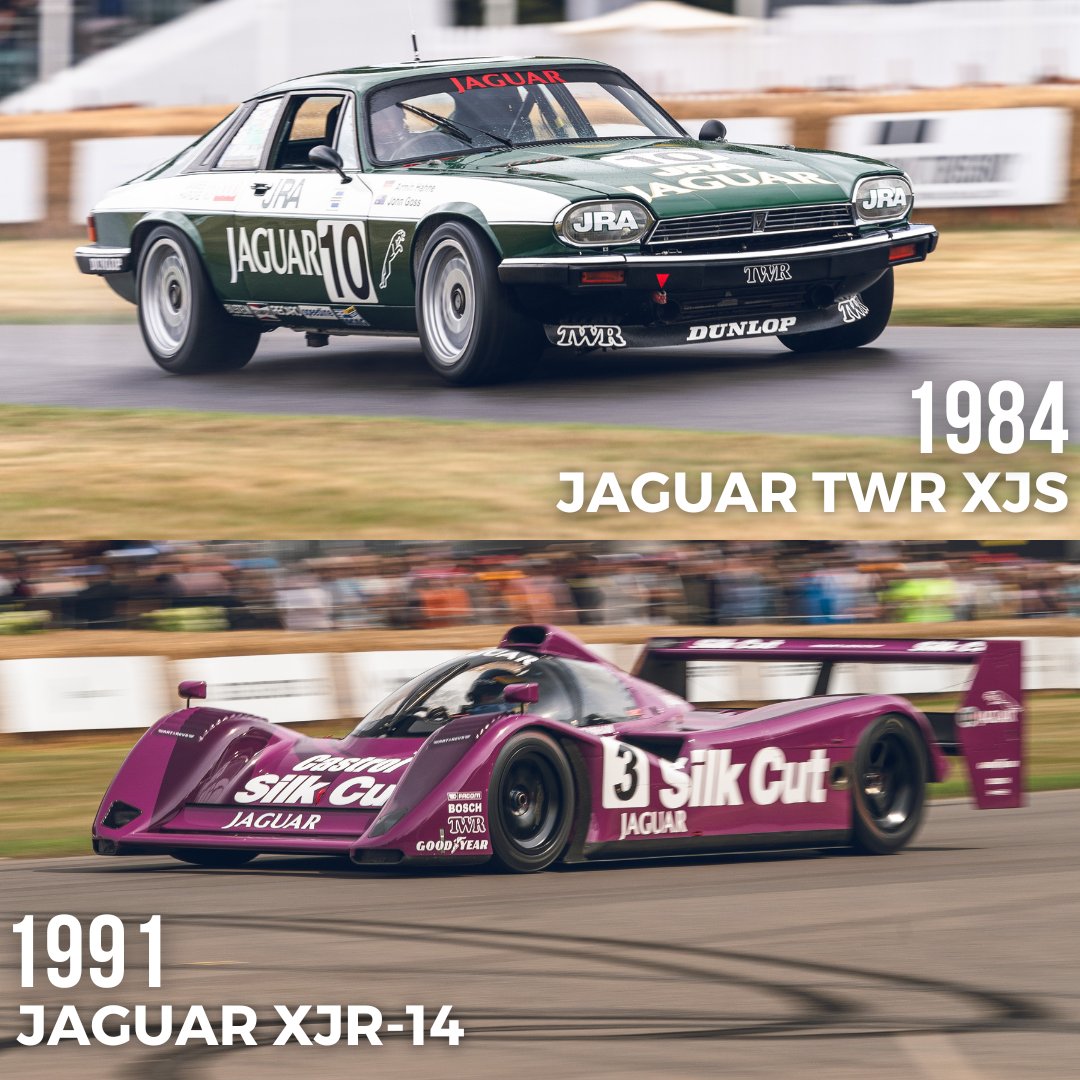 #Jaguar in the ’80s and ’90s were on fire. Two of our favourite designs/livery combinations of that era are the TWR XJS and that ever-evocative Silk Cut livery on the XJR-14. Is there a particular favourite of yours from the era, or have we nailed the best pair? #FOS #GroupC