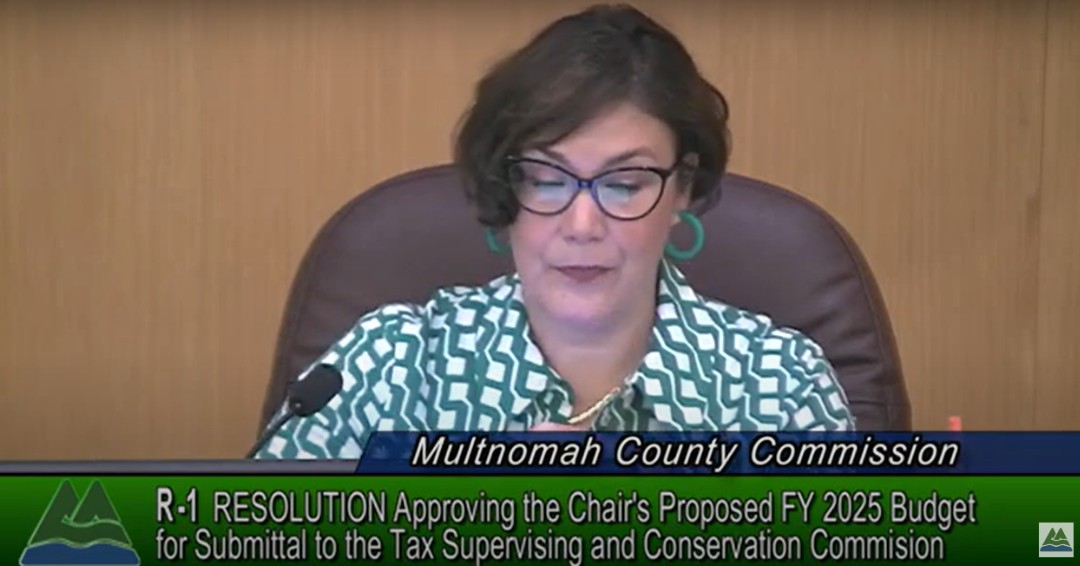 The @multco commission voted yesterday to submit Chair Vega-Pederson's proposed FY25 budget: increased permanent supportive housing units, expansion of shelter options for a comprehensive homelessness response system. Video of the submission vote: youtube.com/watch?v=M_M16j…