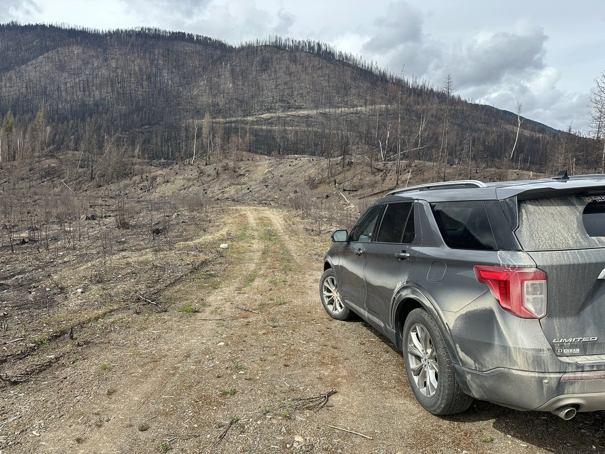 Mapping some challenging wildfire-stricken territory in BC with @JackHamiltonWX for @westernuNTP. It’ll be interesting to see the kind of data we’re able to get about potential tornadoes in the area!