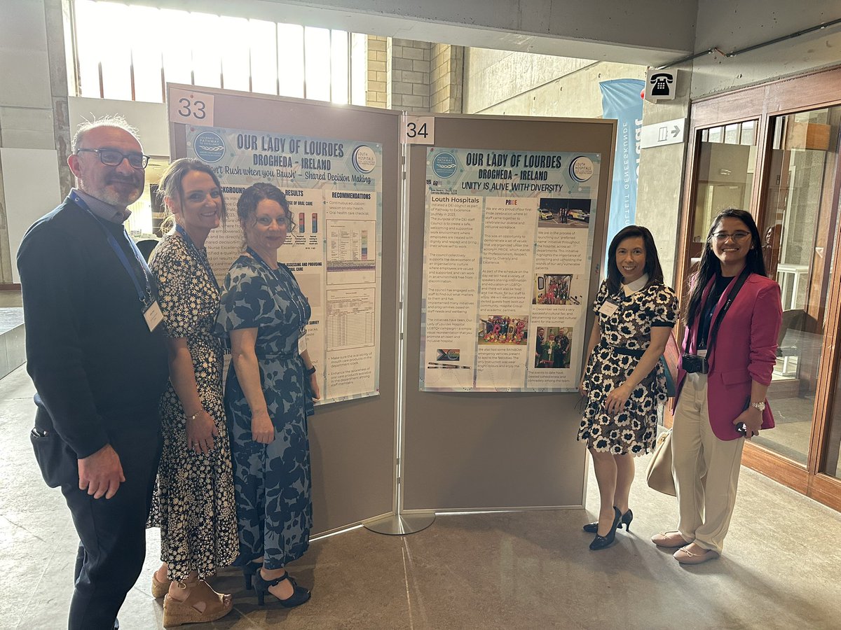 Congratulations @CaheyCatriona and @NursingOlol for getting the most votes on your poster, “Unity is Alive with Diversity” at the @Magnet4Europe Conference 🙌🏻 @AdrianCleary101 @ainedav @LindaAiken_Penn @pathway_team @anccofficial @ANANursingWorld