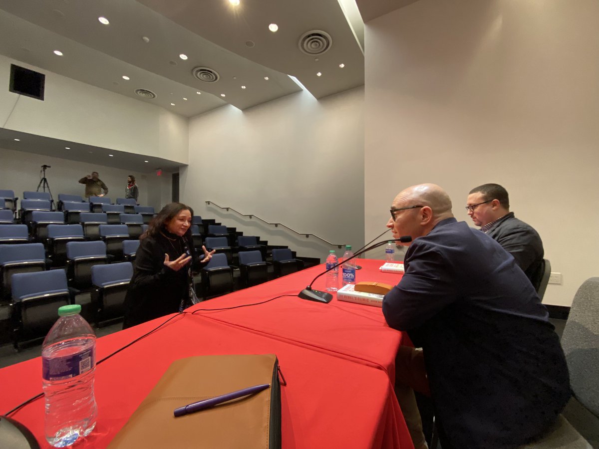 Frantz Fanon event: Just had an incredible time moderating a powerful discussion on “Decolonizing Discourses” with author Adam Shatz, Prof Gulema, and Prof Miletsky (Stony Brook University). Then, book signing: The Rebel’s Clinic. Thanks to our DEIA committee @sbulibraries