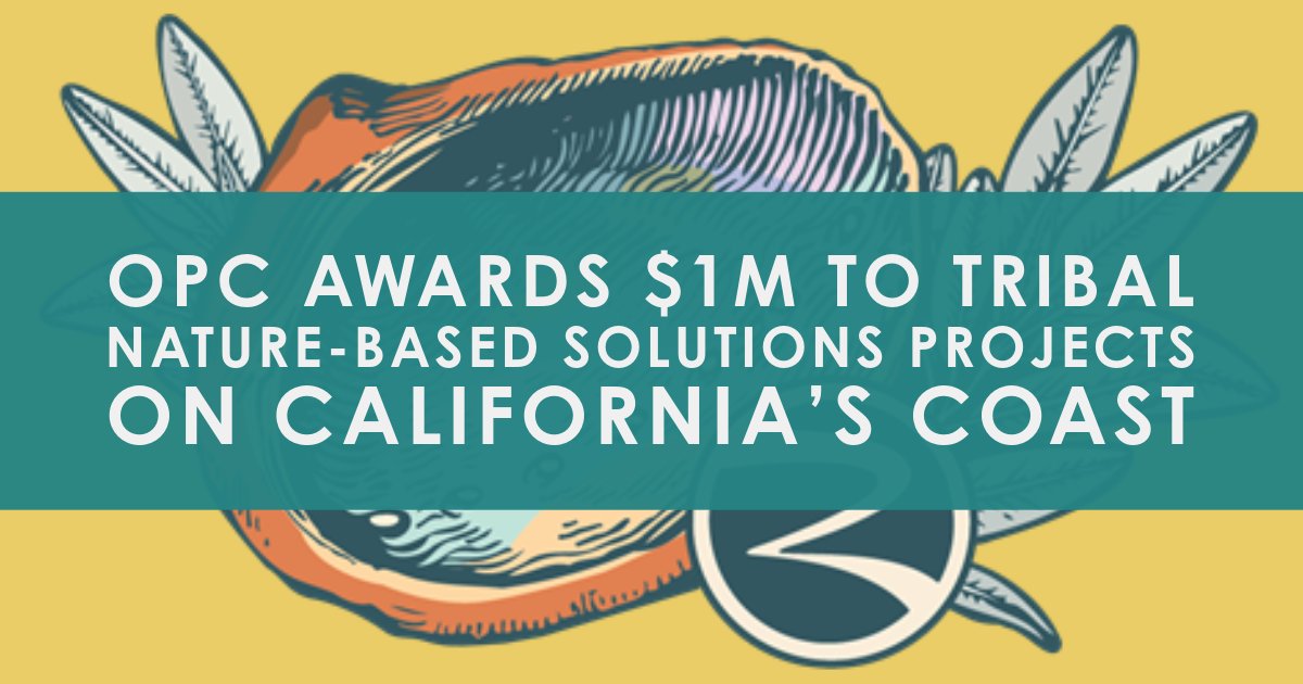 OPC announces a $1M boost for Tribal #NatureBasedSolutions on California's coast, part of California Governor Newsom's $107.7 million commitment to ancestral land return, restoration, climate resilience, and other vital tribal priorities! Learn more 🔗 bit.ly/OPC-TNBS