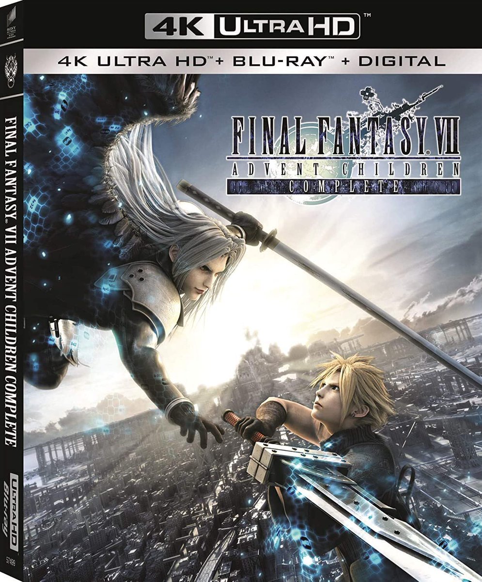 Final Fantasy VII: Advent Children Complete - 4K Ultra HD Blu-ray is $20.45 at Amazon zdcs.link/84MY7