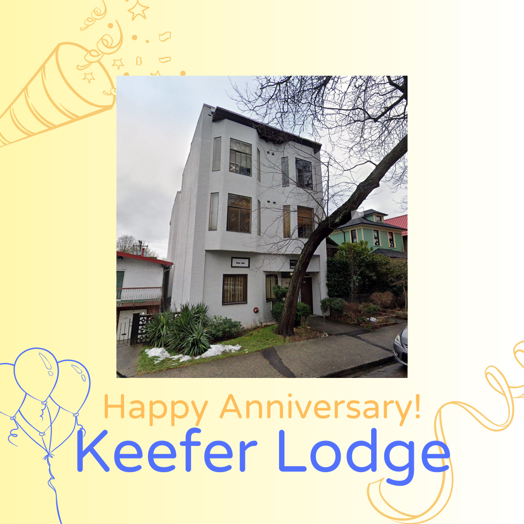 Today we're celebrating the fourth anniversary of Keefer Lodge's opening!