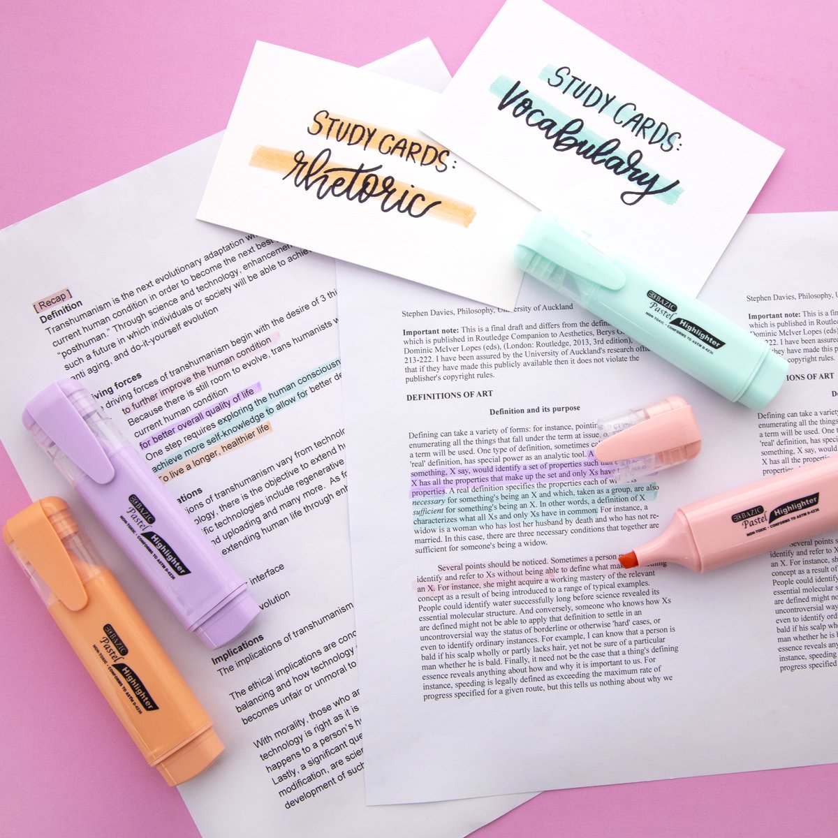 Highlight your day with our pastel highlighters! 🎨✨ Shop Highlighters and and all BAZIC Products @ bazicstore.com! . . . . #ColorfulCreativity #PastelPerfection #BAZICProducts #BAZIC #officesupplies #schoolsupplies #artsandcrafts #art #office