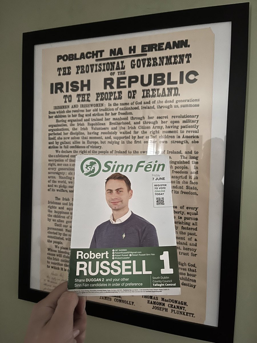 6 weeks to go………..🗳️

#LE24 #Tallaght #SinnFéin 🇮🇪