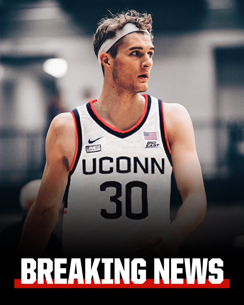 5 ⭐️ Liam McNeeley (no. 9 ESPN 💯) has committed to UConn! 🐺