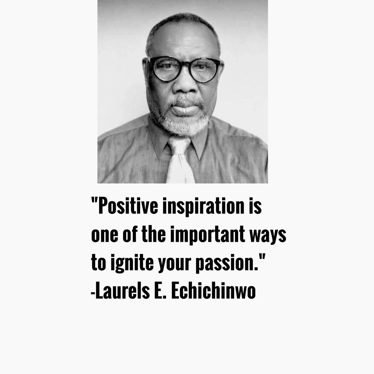 'Positive inspiration is one of the important ways to ignite your passion.' -Laurels E. Echichinwo 
#laurelsechichinwoinspirationalquotes