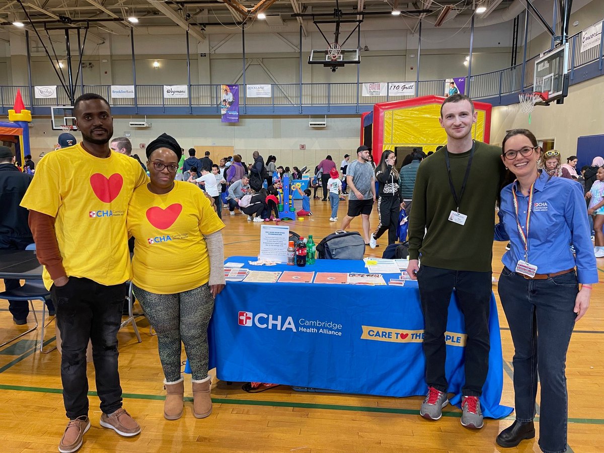 Did you see our team of community health workers at Mystic Valley YMCA’s Healthy Kids Day? Stay tuned for upcoming events where you can find our CHA CHWs sharing useful information about health and wellbeing in our communities!