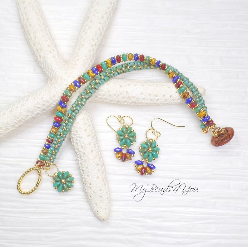 #CraftBizParty🥰#ShopIndie #Smilett23 #Giftideas #etsy #Epiconetsy #Handmade #Earrings #diy #Etsyshop #diygifts #EtsyHandmade #MothersDayGift #jewelryset #giftset #Bracelet #love #diyfashion #accessories #Birthdaygift #Fashion #style #uniquegifts mybeads4you.etsy.com/listing/162462…