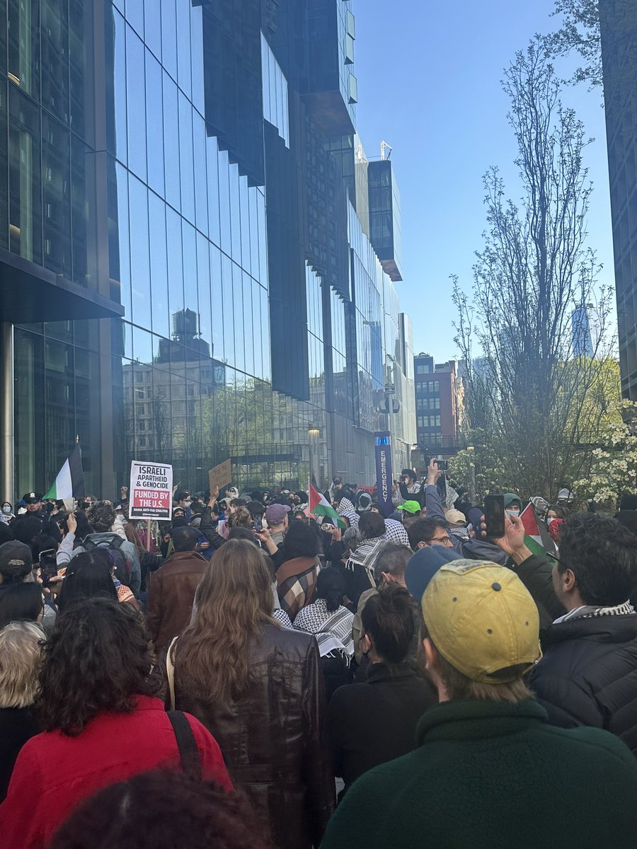 🚨THE GAZA SOLIDARITY ENCAMPMENT HAS RETURNED TO NYU🚨