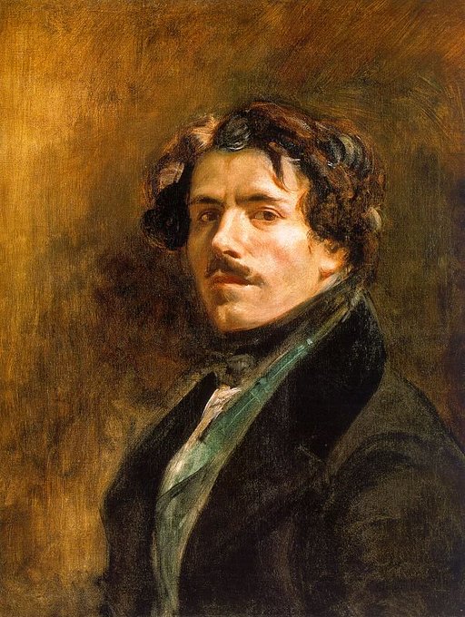 Eugène Delacroix, autoportret, 1837