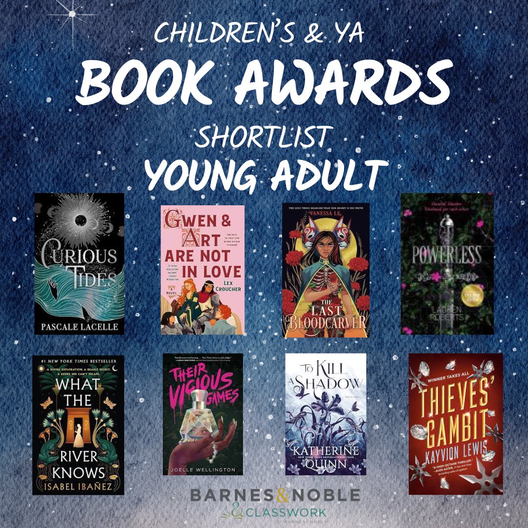 The Barnes & Noble Book Award Winners will be announced on May 13th! 🏆

Check out our favorite Young Adult books in 2024 📚. Which one do you think will win? 🧐👍🏻 #YA #YoungAdult #bookawards #bestofthebest