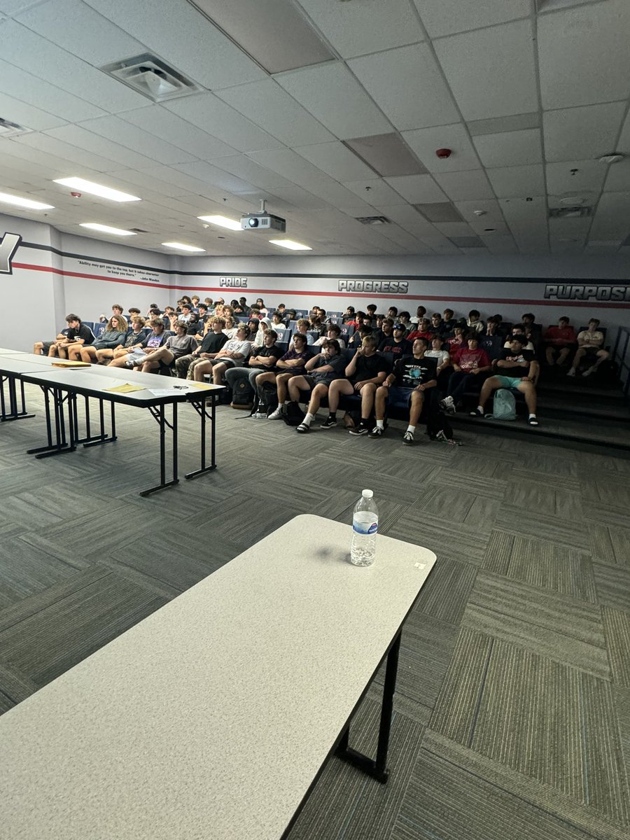 Great meeting today to go over spring ball starting Monday!!! Players, coaches, parents and community…. PUMA NATION FOOTBALL IS BACK!!!