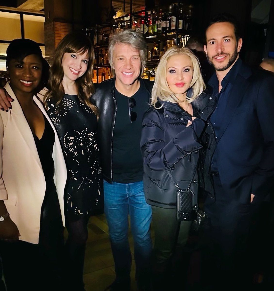 Had a blast at the cinema society premiere of the new Hulu doc Thank you, Goodnight, The Bon Jovi Story. All episodes dropped today. Highly recommend. @BonJovi @hulu @montegoglover @official_orfeh @jonbonjovi #cinemasociety #BonJovi