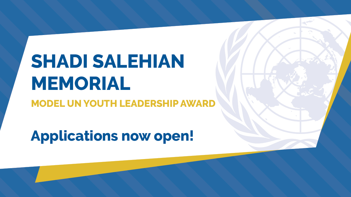 Are you or do you know a #BurlON high school student who participates in Modul UN activities & embodies its ideals and vision? Check out the eligibility for the Shadi Salehian Memorial Model UN Youth Leadership Award: bit.ly/441U2nL.