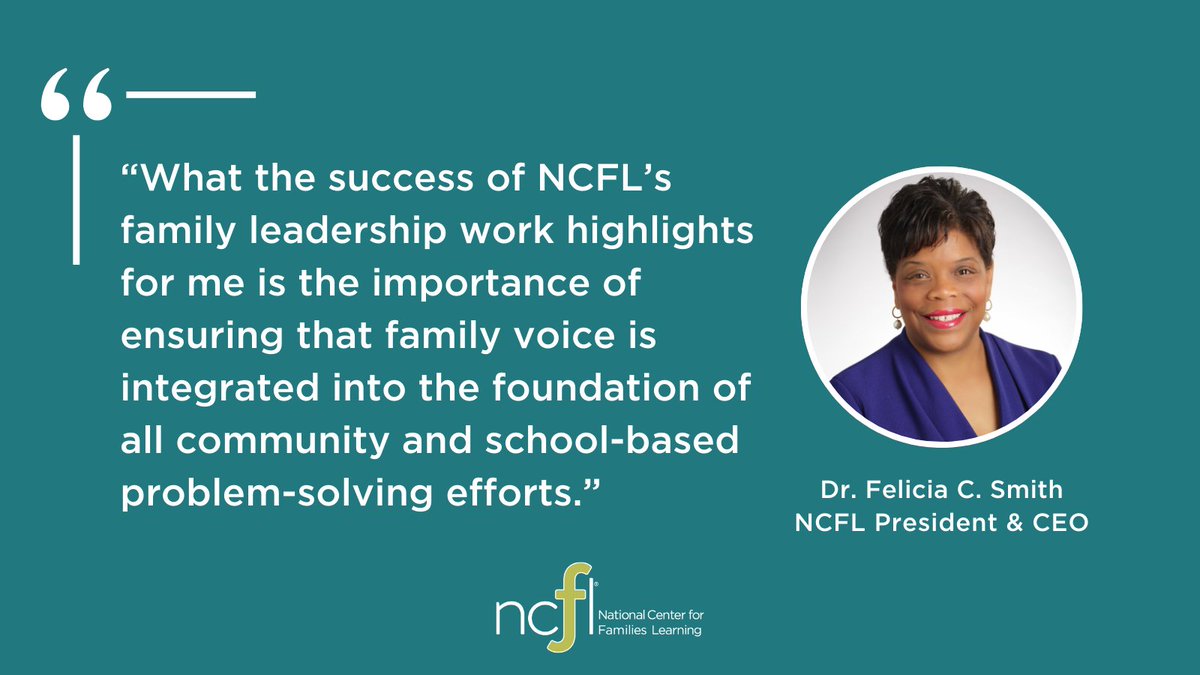 In this month's 'At the Hearth of Family Learning,' NCFL CEO @DrFCSmith reflects on the impact of Activate! National & the importance of including family voices in the co-design of equitable solutions. Read it here: ow.ly/fQhJ50RpfL1 #FamilyLearning #FamilyLeadership