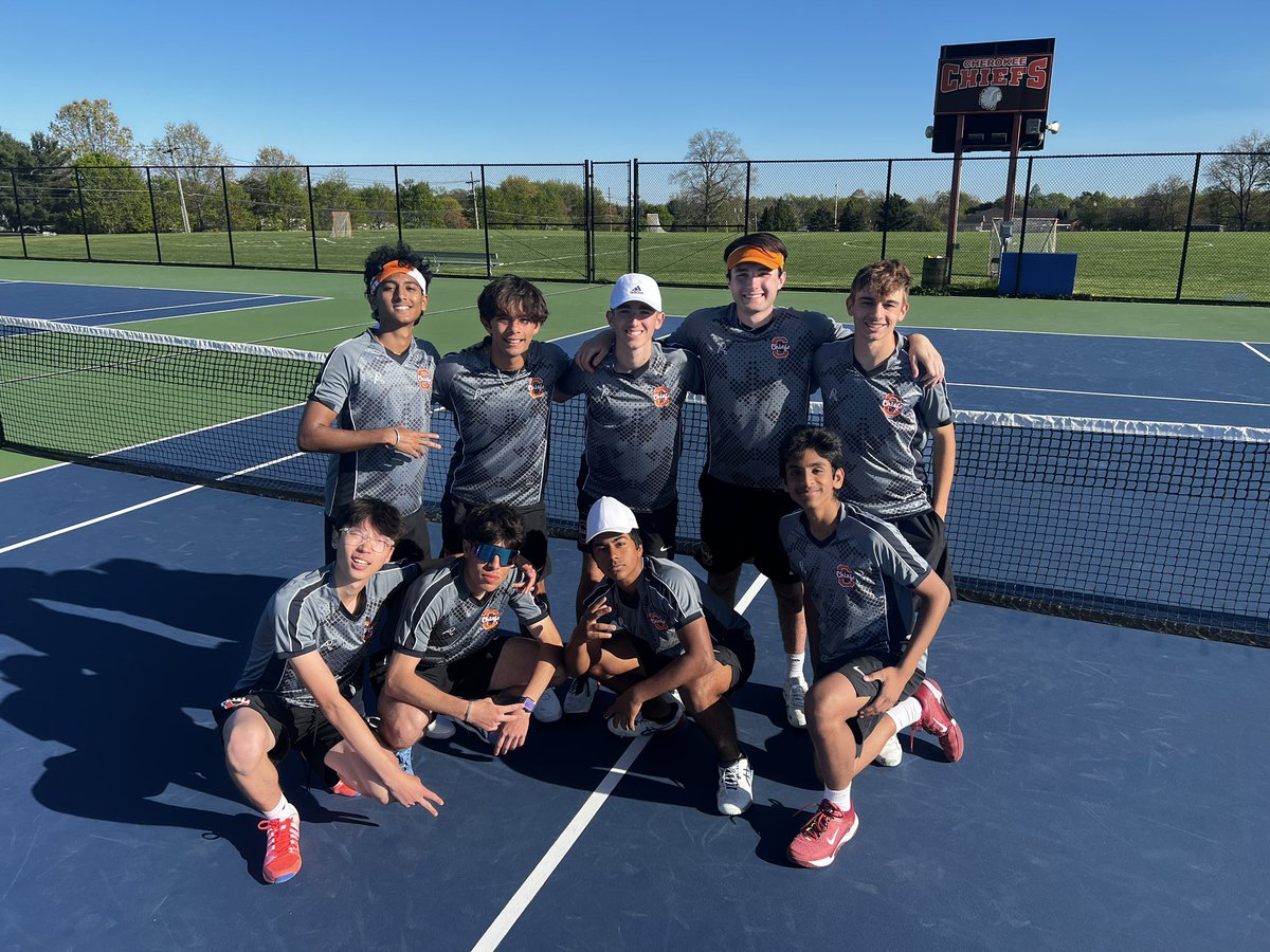 Chiefs 🎾 keeping the win streak going with a victory over Moorestown, 3-2!!! That’s 3 in a row to put the team at 5-2! Game ball to Senior, 3rd singles, Max Ryan for fighting for the 3rd point! #GoChiefs