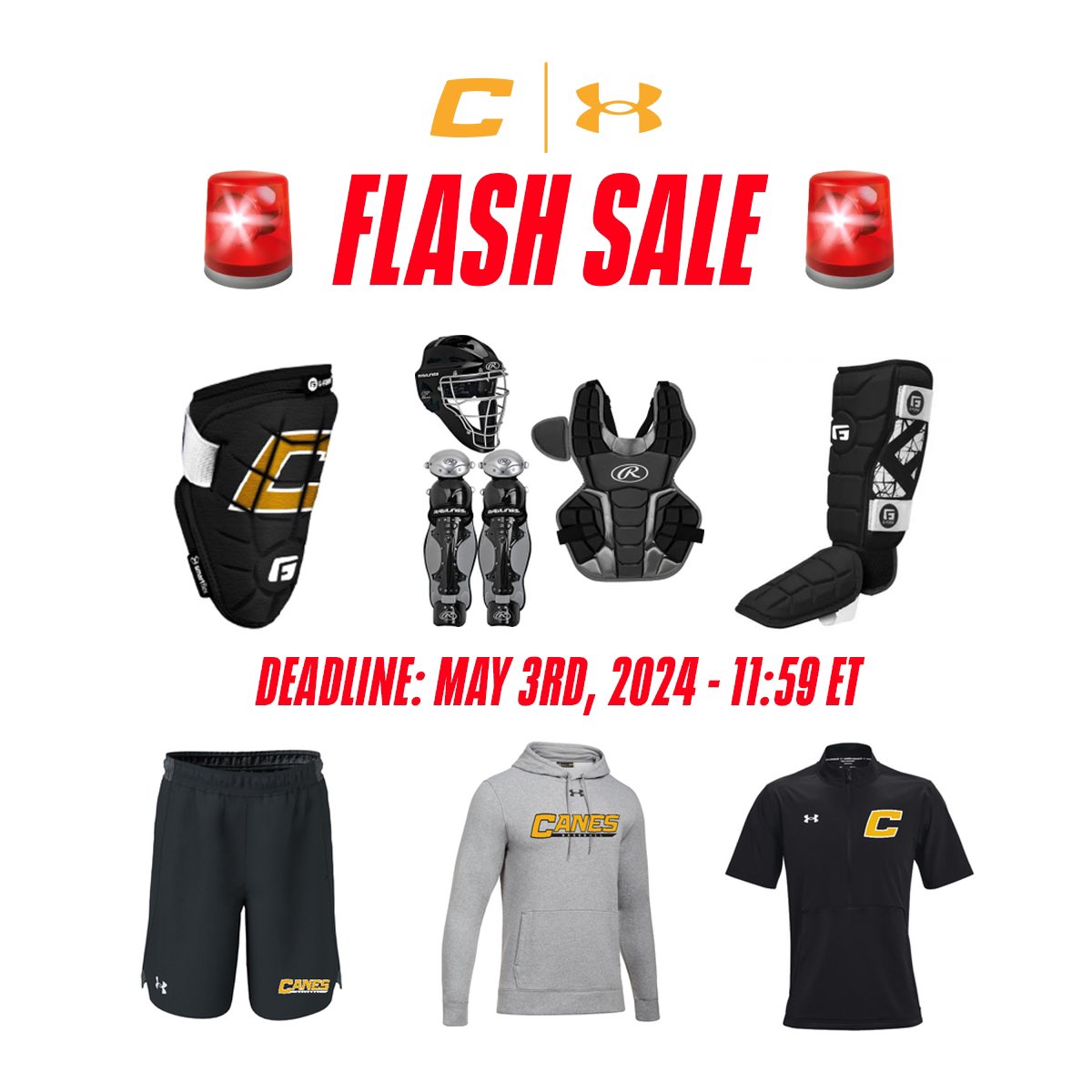 ‼️ATTENTION‼️ Flash Sale on the Canes Accessory and Closeout shop! Item prices are discounted so you don’t want to miss out on these deals! Available for a limited time. Access using the link below and in bio! canesbsb204accclsout2024.itemorder.com #TheCanesBB | #DifferentBrandOfBaseball