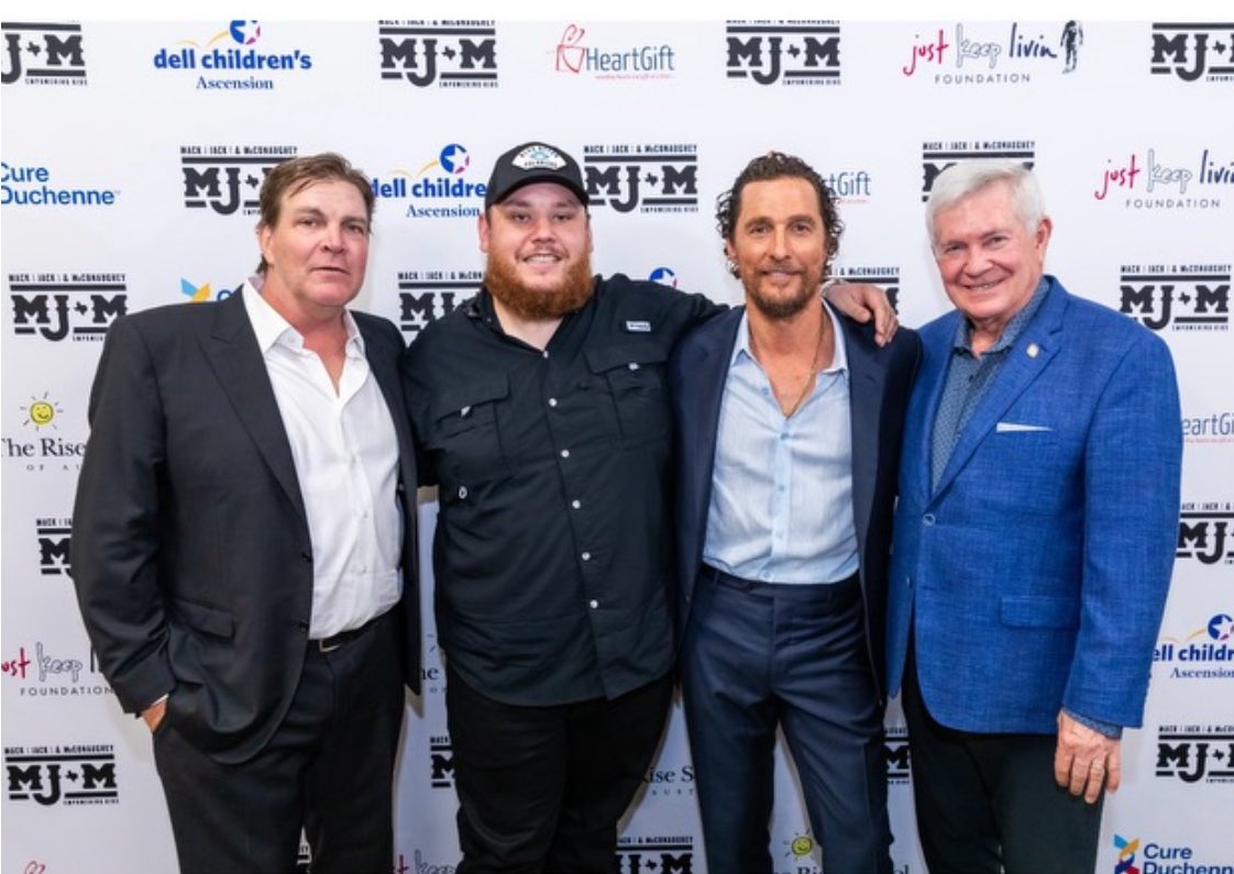 Had a blast last night at the @MJMempowerkids Gala event listening to @lukecombs and raising a bunch of money for kids. Thanks to everyone involved 🩵🙏🩵