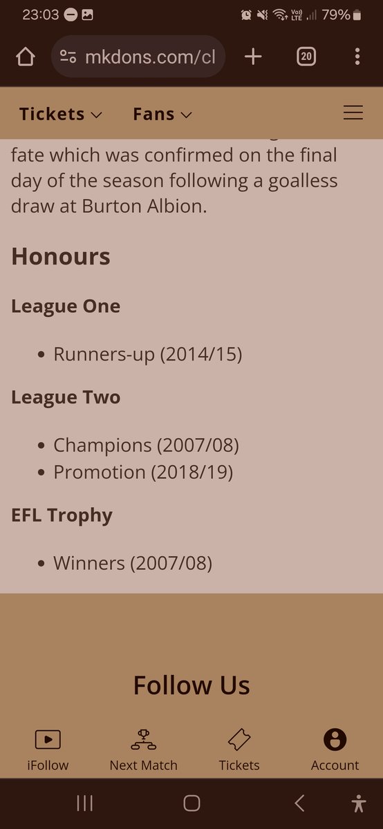 @tom_h_mkd @joemkd_ @MKDonsFC You keep rewriting those words until it fits pal. 

You might wanna tell Pete though. His sport business don't claim the FA Cup (or any of the history won by Wimbledon for Wimbledon) 

Three promotions though, and still in L2 👌