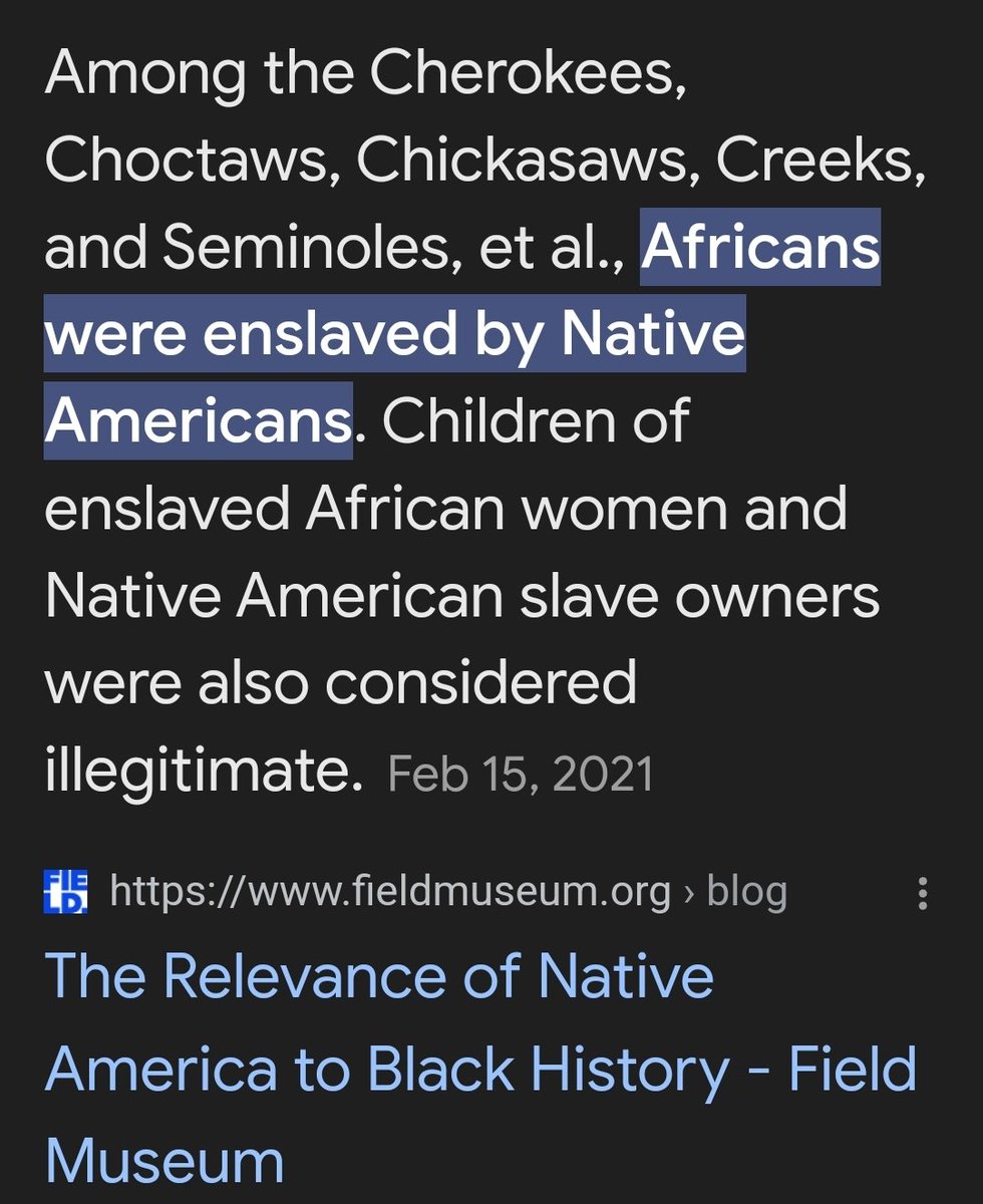 @siIentmajority They're Cherokee slave owners? @CherokeeNation ?

@choctawnationOK?
@SeminoleNation_ ?
#ReparationsNow #FauxCoHauntus!